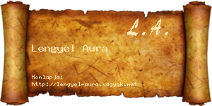 Lengyel Aura névjegykártya